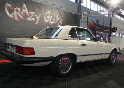 MERCEDES 560 SL JAUNE 08