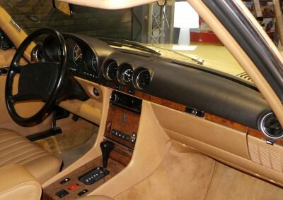 MERCEDES 560 SL JAUNE 11