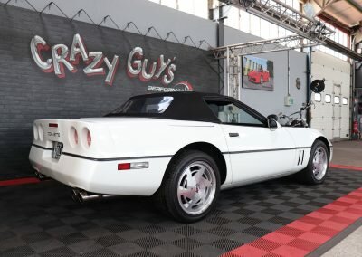 CORVETTE C4 CABRIO BLANC 12