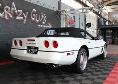 CORVETTE C4 CABRIO BLANC 13