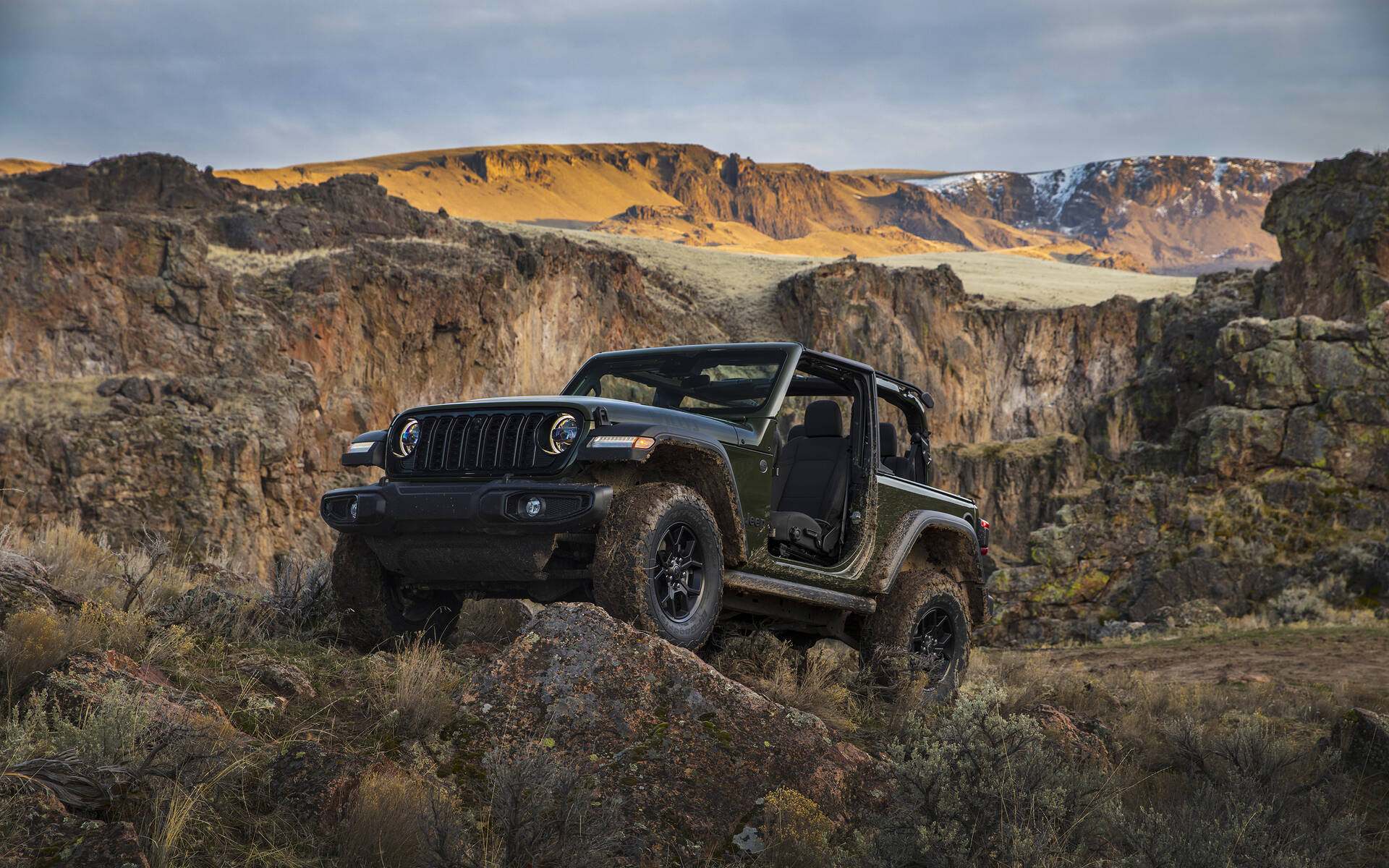 Fonds d'ecran Jeep Montagnes Wrangler Sahara Voitures télécharger